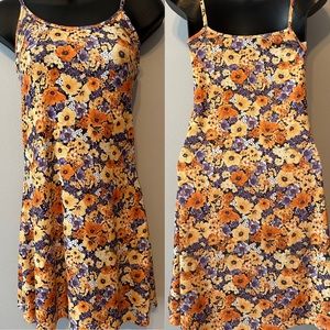 Floral, spaghetti strap, dress, size small